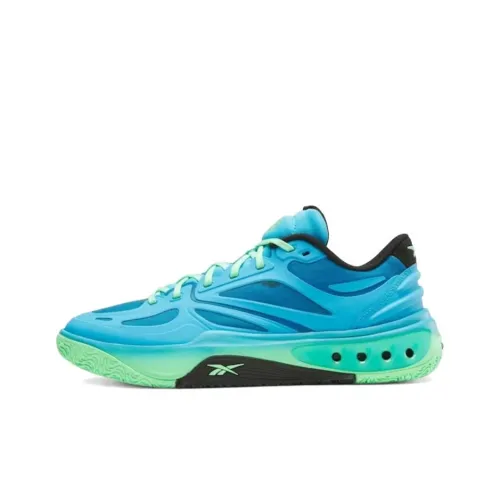 REEBOK Engine A Баскетбольные кроссовки Унисекс Синий Зеленый