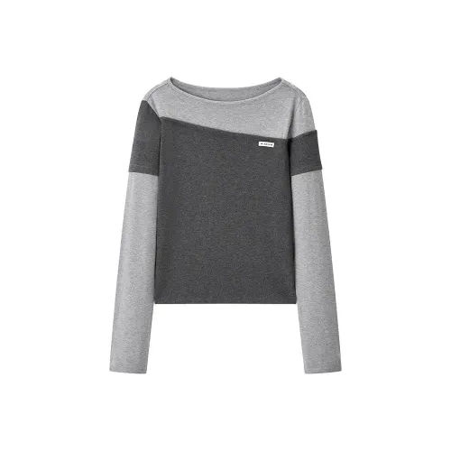 LEDIN Оловянно-серый В наличии Женские T-рубашки