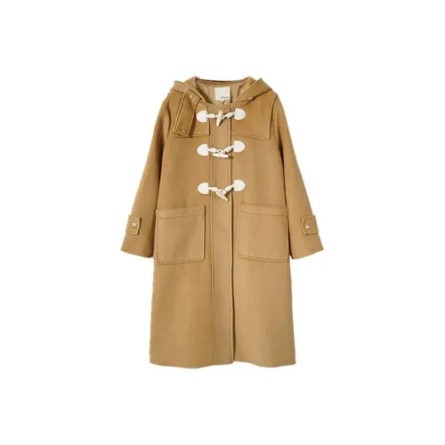 ZIMO Темный хаки Женское пальто