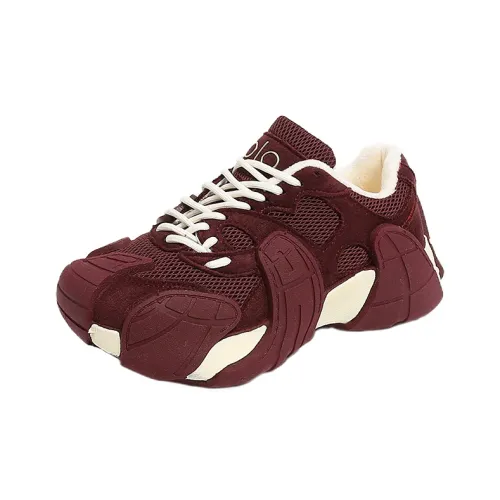 REIHUNG Низкий топ толстая подошва кроссовки женские