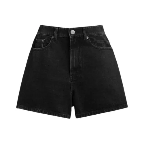 COACH SS24 Джинсовые шорты Женские Черный