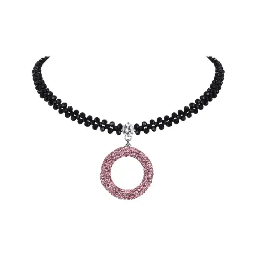 Lanying Искусственный кристалл Ожерелье Женское