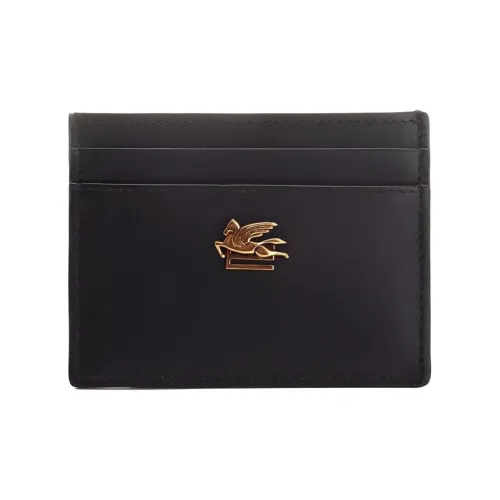 ETRO Кожа Держатель для карт Женские Черный