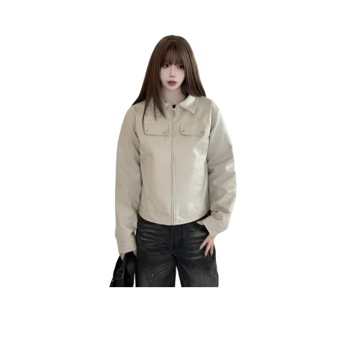 MORii Абрикос Женское Короткое Пальто