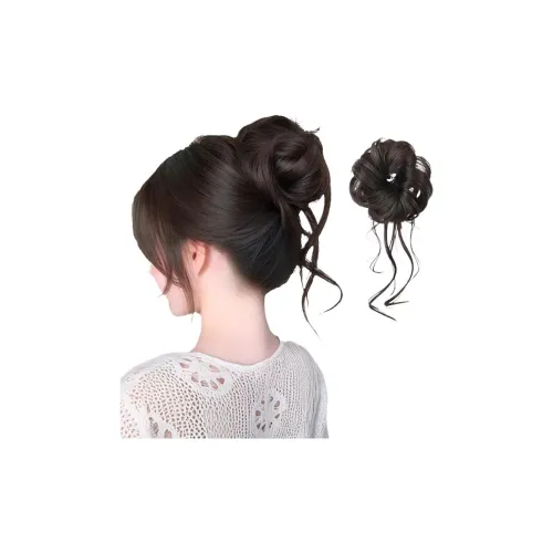 MUYAN Боковая сторона Завязанная Драконовая Щетина Мясные Блюда Перука Резинка для волос