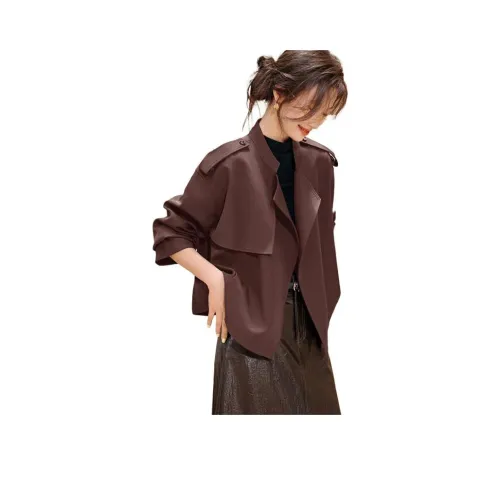 Mo Han Yi Mei Укороченное пальто женское