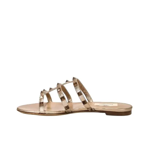 Valentino Rockstud Слипоны Женские Золотые