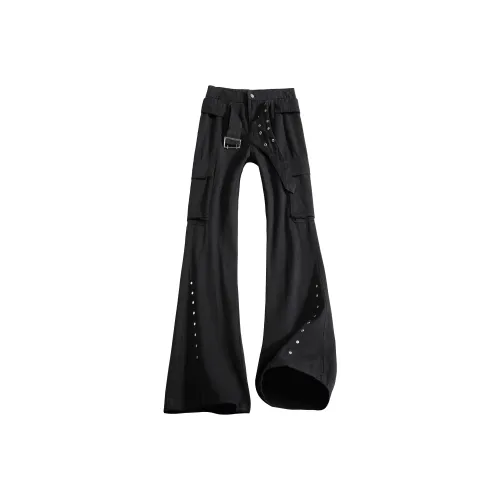 VIPGOOSE Черные Унисекс Джинсы