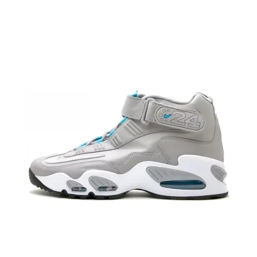 Nike Air Griffey Max 1 Амортизация Износостойкий MID Топ Винтажные баскетбольные кроссовки Мужской Серый
