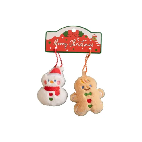 AIQINGCAOZHILIANWANJU Рождество Деревья Пряничный Человечек Украшение Лось Украшение Брелок Снеговик Кукла