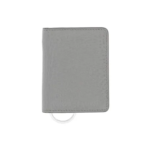 Maison Margiela Держатель для карт из телячьей кожи унисекс серый