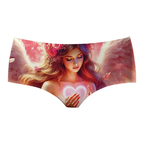 AIMENGYISI Сердце Ангел Женские Трусики-бикини