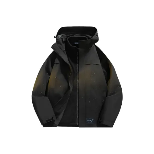 ABCDONGA Водонепроницаемый Ветрозащитный Устойчивый к истиранию Термическая ветровка унисекс