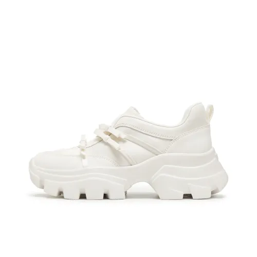 Staccato Butterfly Island Low Топ Толстая подошва Кроссовки Женские Трюфельный Черный