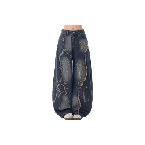 Flowers in water Унисекс Джинсы