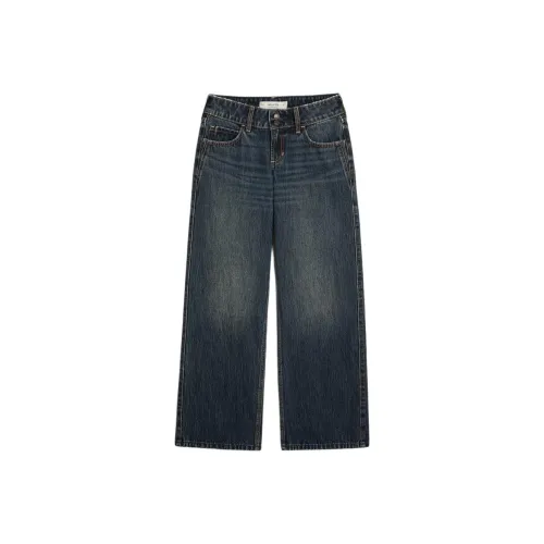 Hollister Blue Women's Jeans Hollister Синий Женские Джинсы