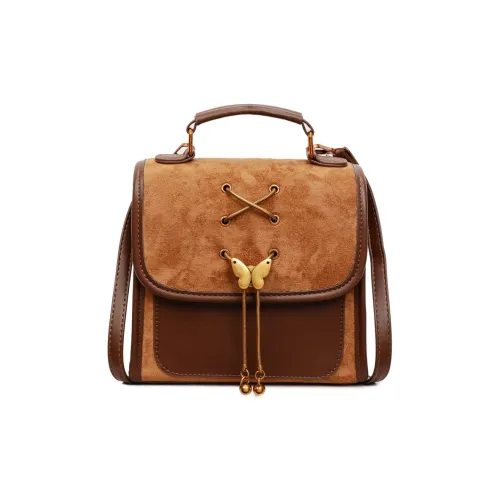 CAREELL ПУ (полиуретан) Рюкзак Стандартный Женский Коричневый Кофейный