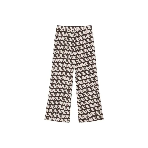 AERON Шоколадные с принтом женские повседневные штаны