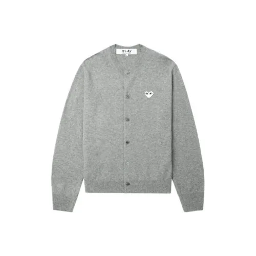 CDG Play Светло-Серый Унисекс Трикотаж