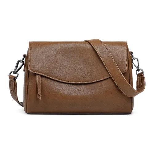 MILLIE'S Сумка через плечо из коровьей кожи стандартная женская коричневая