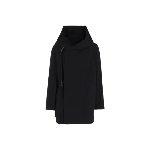 Yohji Yamamoto S'YTE FW25 Хлопок Джерси TOGGLE Двойной ROBE Куртки Пальто Унисекс