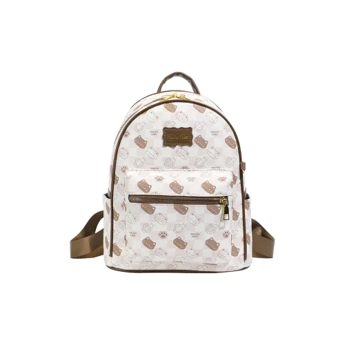 RIVMIND ПУ (полиуретан) Рюкзак Стандартный Женский Экрю