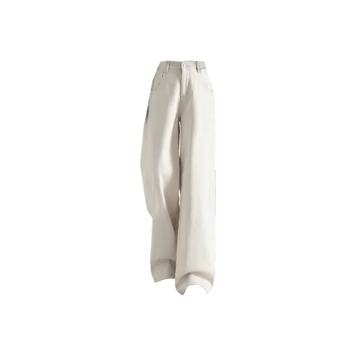 Weixi Ванильный абрикос Женские Джинсы