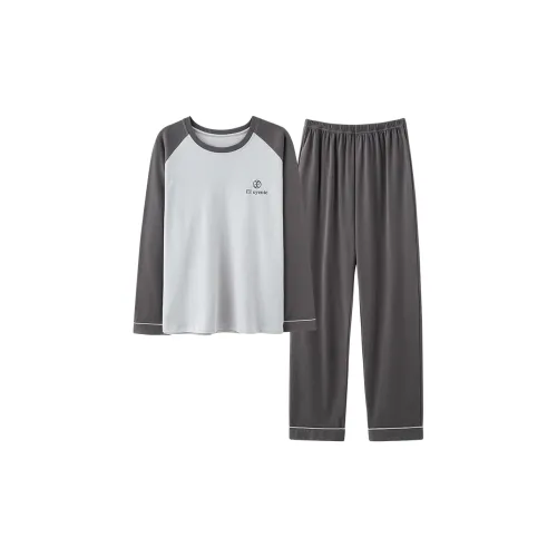 WANANNI Серый Мужской Пижамный Комплект