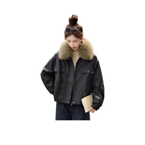 Куртка из кожи Kangaroo женская