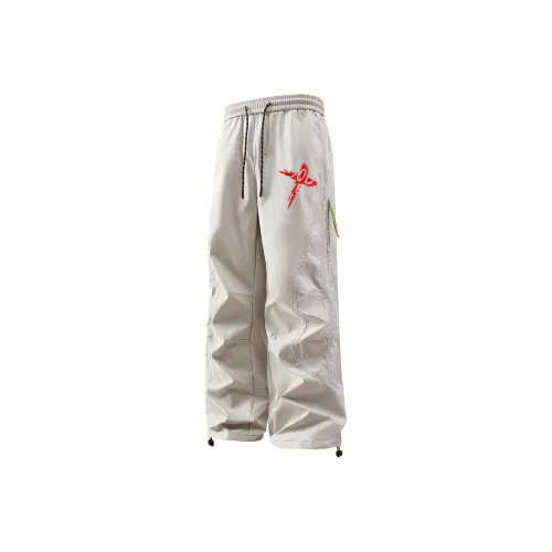 GDRG Белый Унисекс Карго Брюки