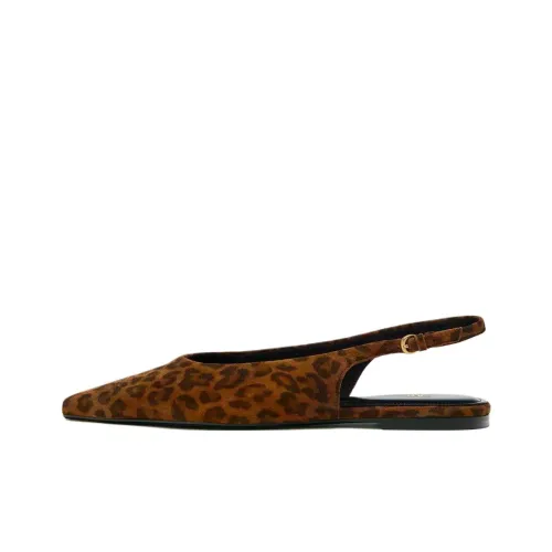 ZARA Collaboration Повседневная обувь 2 см Женская Леопард Коричневый