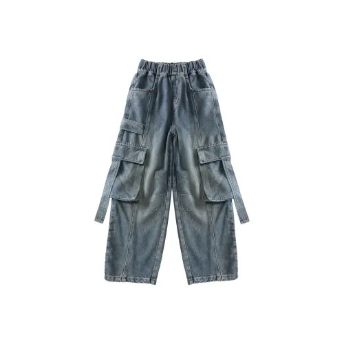 Meter Джинсы Осенние и Зимние Карго Брюки