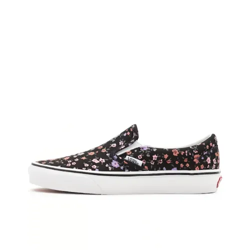 Vans Classic Slip On Устойчивые к истиранию Низкие Кроссовки для скейтбординга Женские Черные