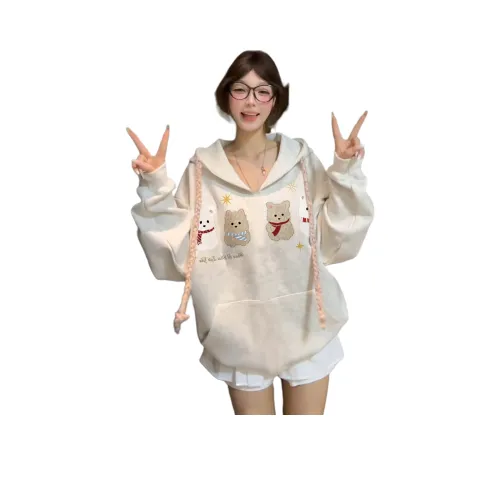 GOSO Белый Серый Женский Свитшот