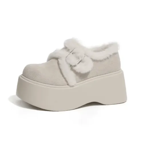 SHUMO Термический Износостойкий Увеличивающий Высоту Противоскользящий Снегокат Женские Экрю