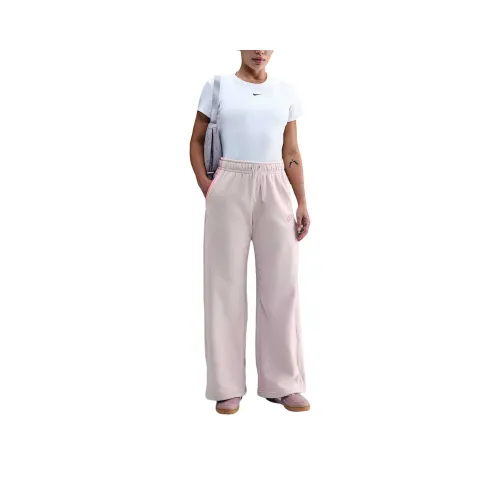 Nike Sportswear Club Вязаные Спортивные Штаны Женские Розовые
