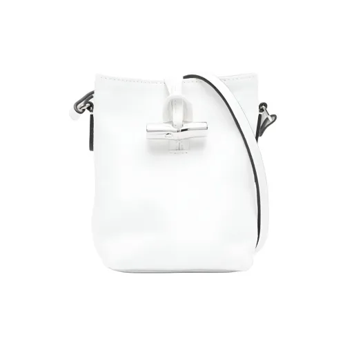 LONGCHAMP Roseau Козья кожа Сумка через плечо Экстра маленькая Женская Белая