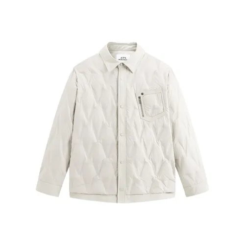 PEACEBIRD MEN Экрю 1 Мужские Куртки