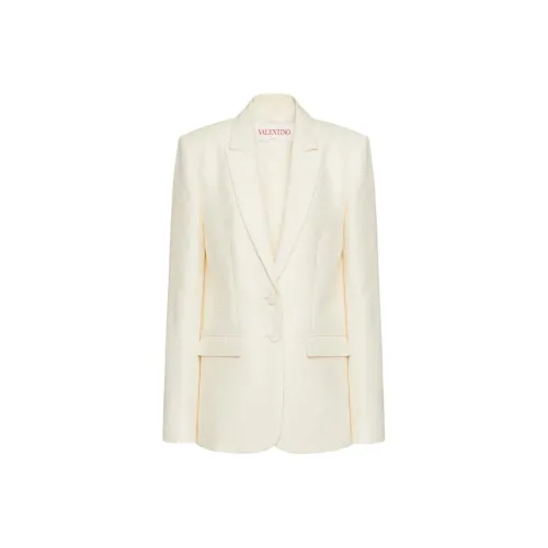 Valentino FW23 Бизнес-костюм Пальто Женское Белое