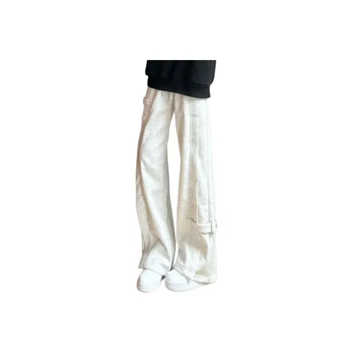 MORii Light Gray Unisex Casual Pants MORii Светло-серые унисекс повседневные штаны