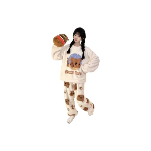 Dippanis Топ и Штаны Женские Пижамные Комплекты