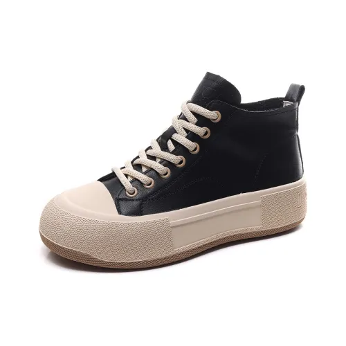 Cachiotti KAQIAODI Дышащий Амортизация Увеличение Высоты Поддержка Водонепроницаемый MID Топ Скейтбординг Кроссовки Женские