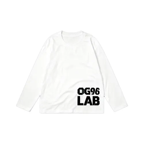 OG96 LAB Белый Унисекс T-рубашки