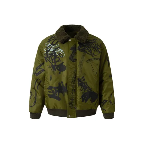 VERAF CA Армейский зеленый Унисекс Пуховики