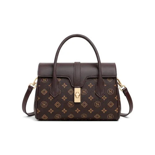 EBLAN Синтетическая кожа Сумка Стандартная Женская Кофейного цвета