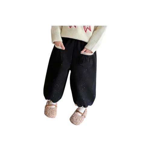 M JBABY Черные KIDS Вязаные Тренировочные Штаны