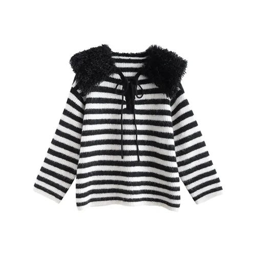 Tonlion Черный тон Женская трикотажная одежда