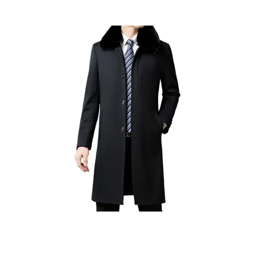 PIERRE CARDIN Темно-синий Мужской Пальто