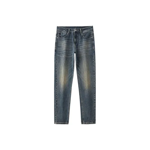 GUANKA Standard Blue Unisex Jeans