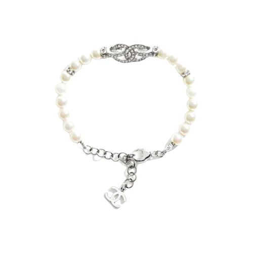 CHANEL Металл Браслеты Унисекс Серебряный